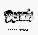 Dennis (Europe) Title Screen
